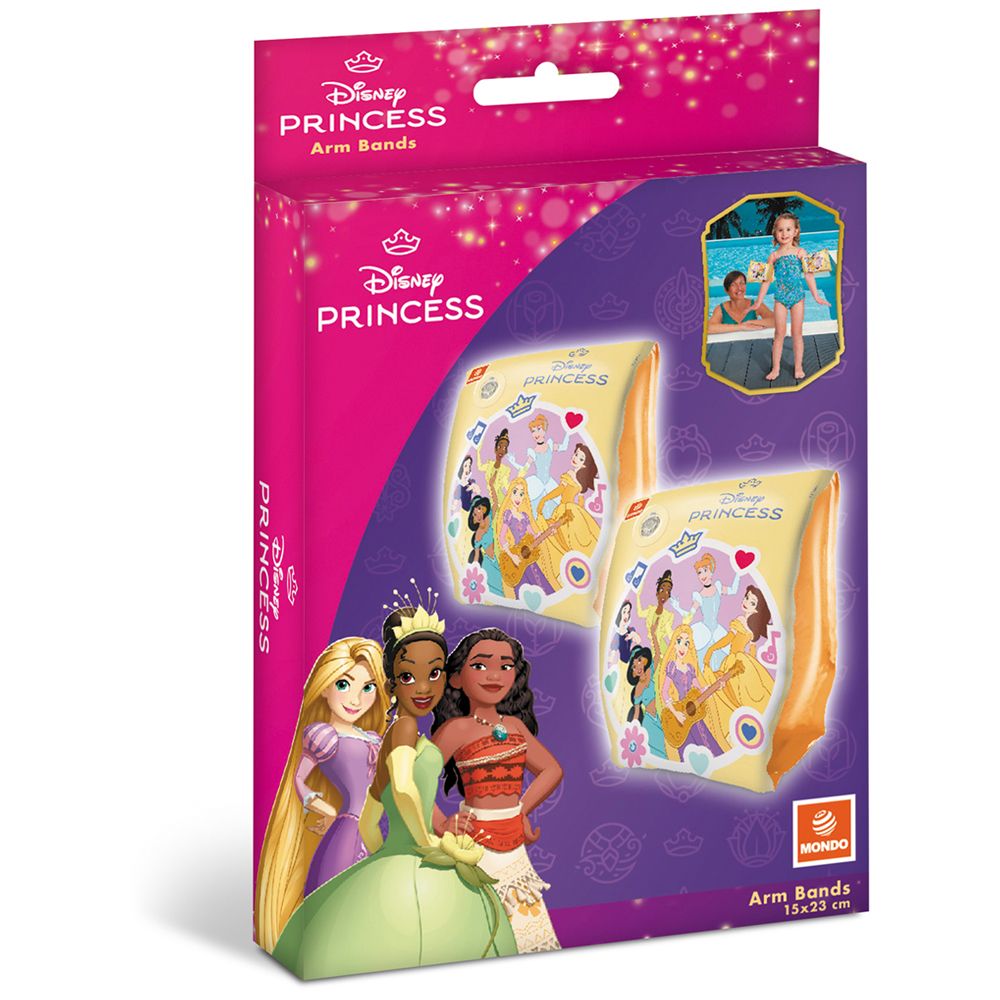 Mondo Kids Disney Princess Inflatable Swimming Arm Bands Image 2