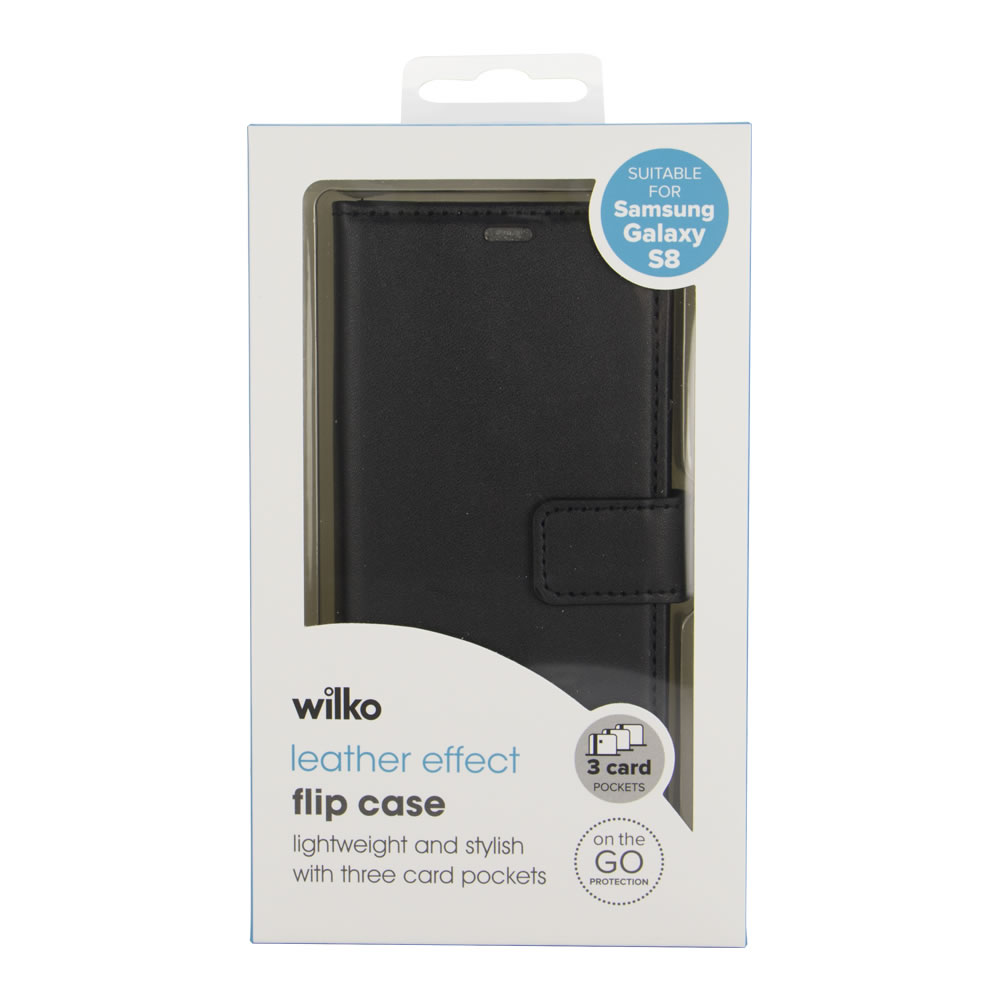 Wilko Black Phone Case Suitable for Samsung Galaxy S8 Image 1