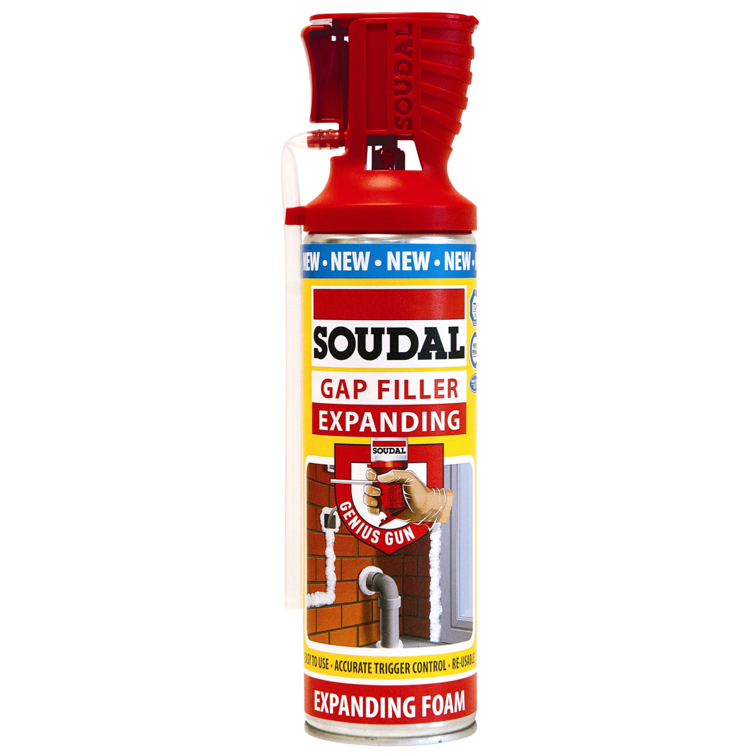 Soudal Genius Gun Gap Filler Foam Image