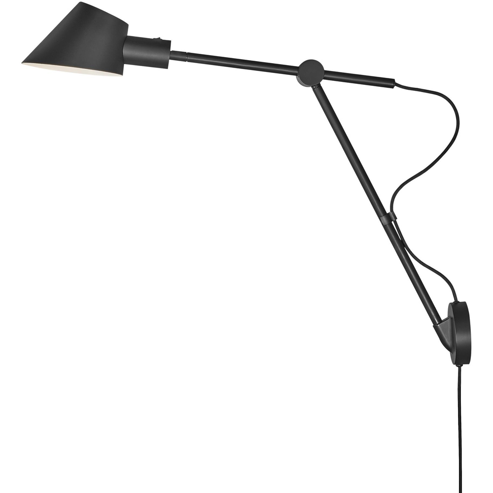 Nordlux Stay Long Black Flexible Wall Light Image 4