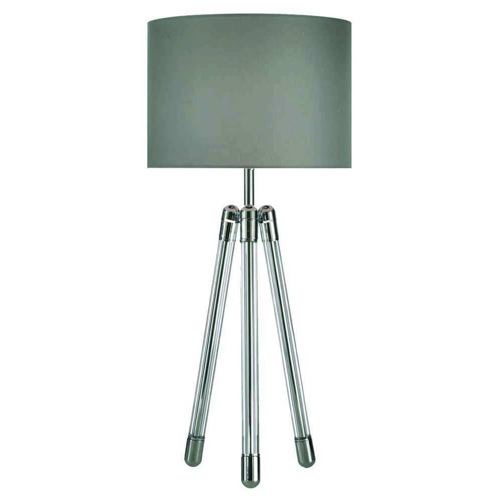 The Lighting and Interiors Hudson Crystal Table Lamp Image 1