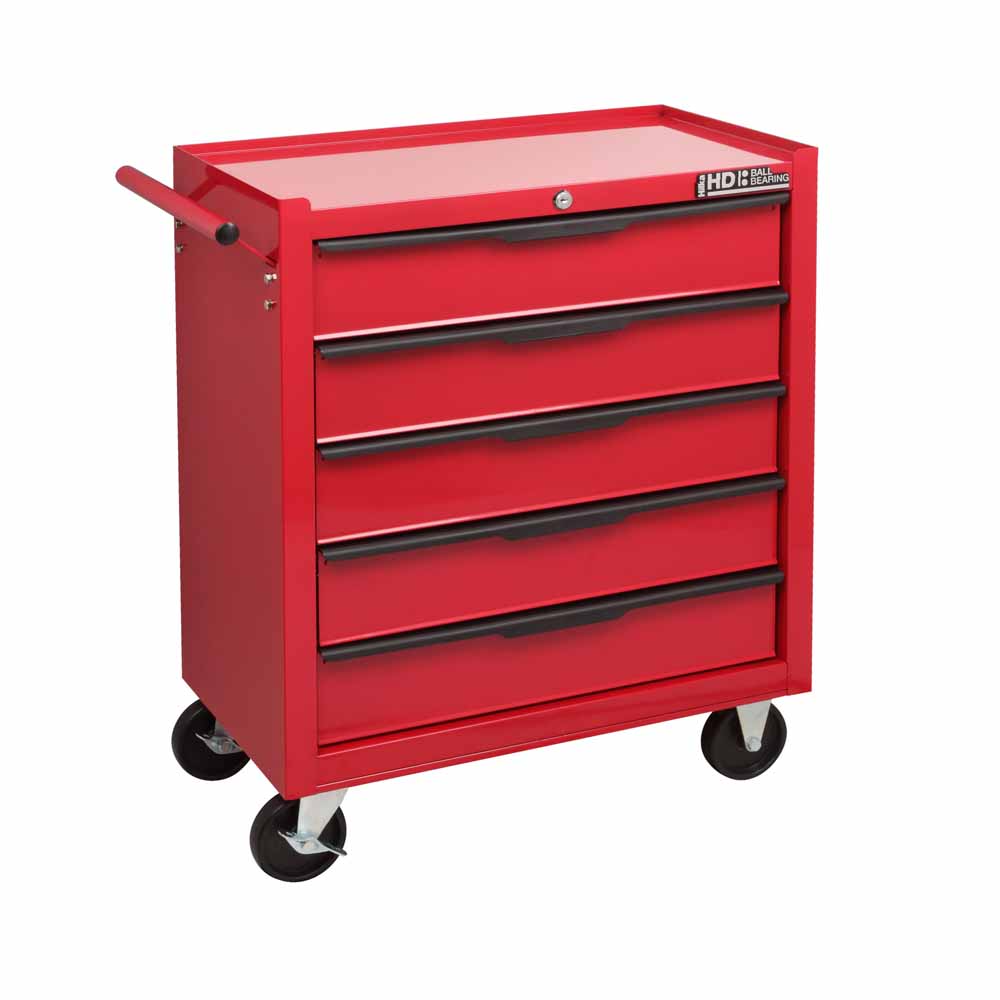 Hilka Heavy Duty 5 Drawer BBS Tool Trolley Image 3