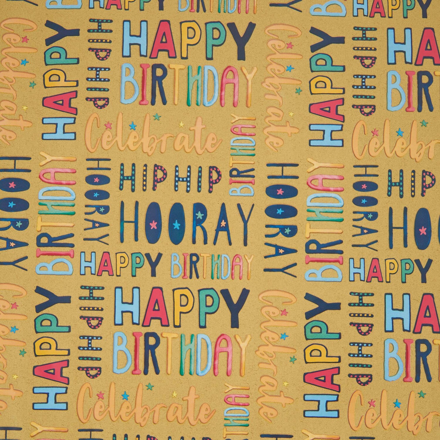 3m Happy Birthday Gift Wrap Image 1