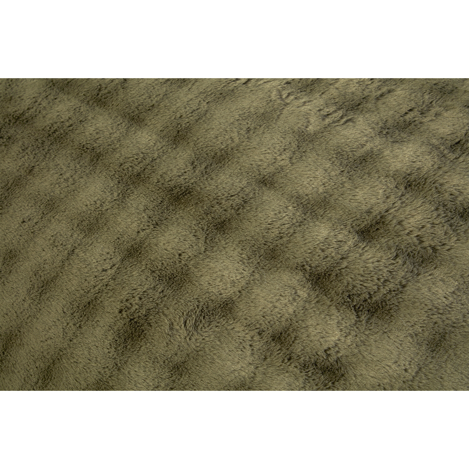 Aurora Faux Fur Duvet Set - Khaki / Double Image 2