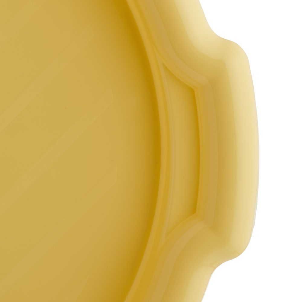 Wilko Round Tray Yellow Image 3