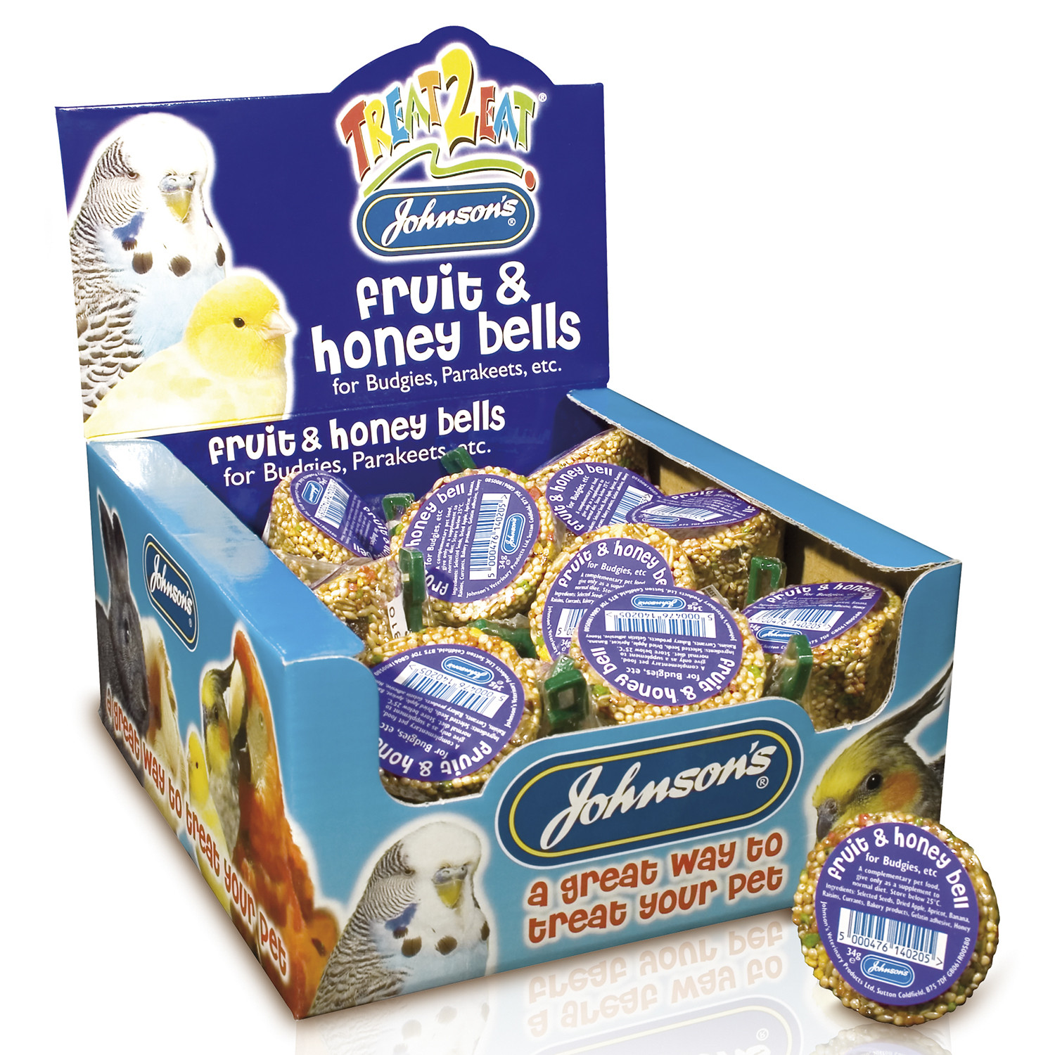 Treat2Eat Fruit and Honey Bell for Budgies Image