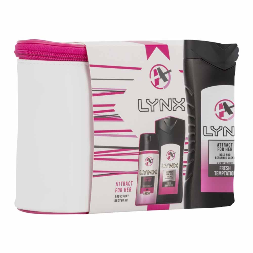 Lynx Attract for Her Washbag Gift Set Image 2
