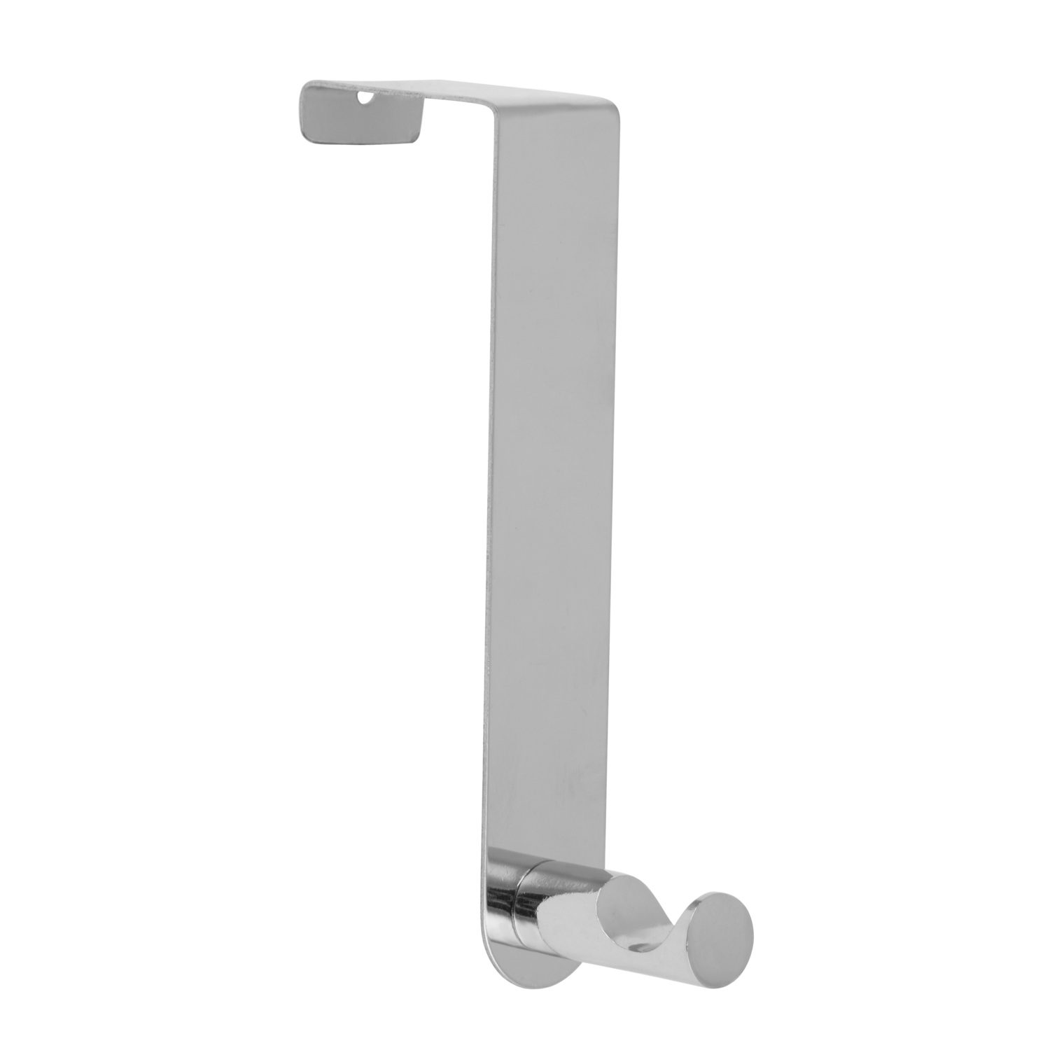 Single Chrome Over the Door Coat and Hat Hook Image