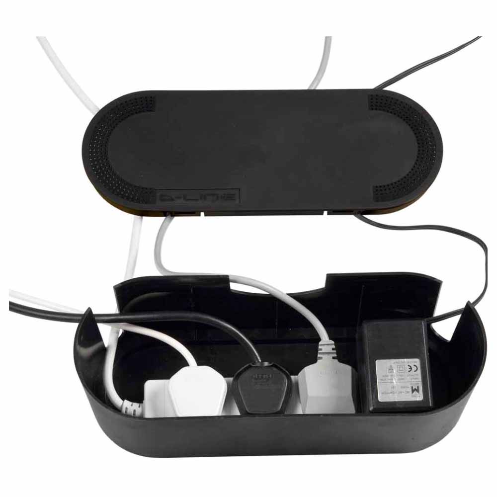 Cable Tidy Home Small Black Wilko