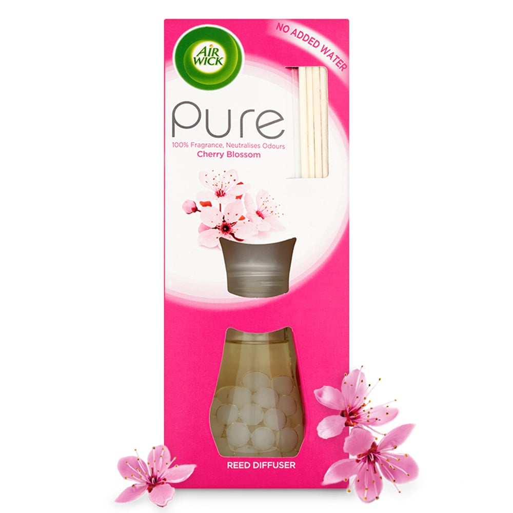 Air Wick Pure Cherry Blossom Reed Diffuser Case of 5 x 25ml Image 3