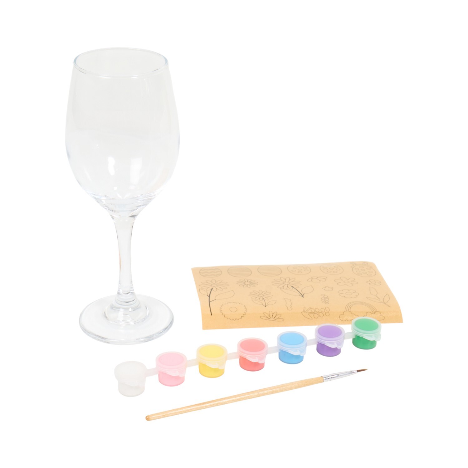Paint Your Own Easter Wine Glass Kit Image 4