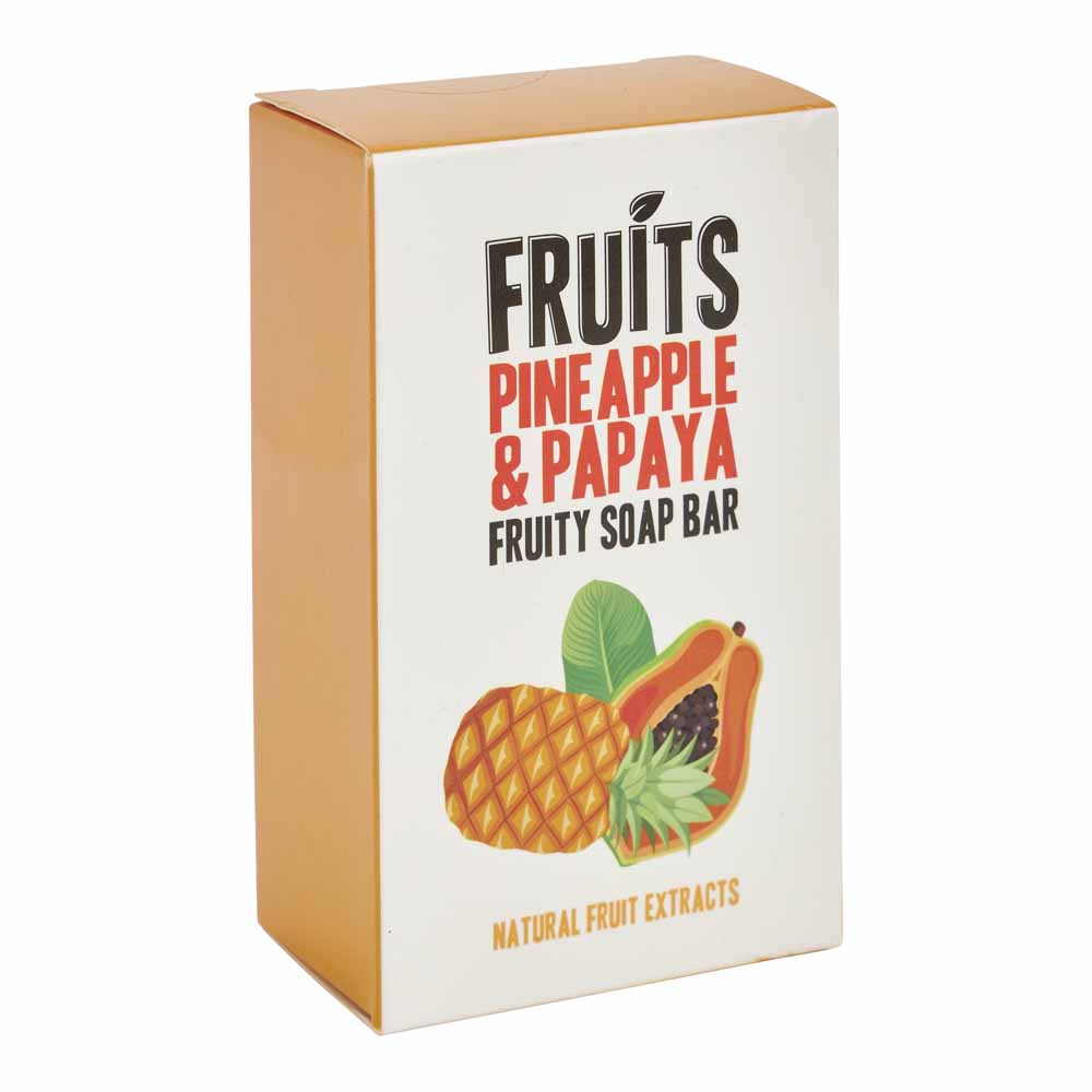 Fruit Soap Bar Pineapple 200g Image 1