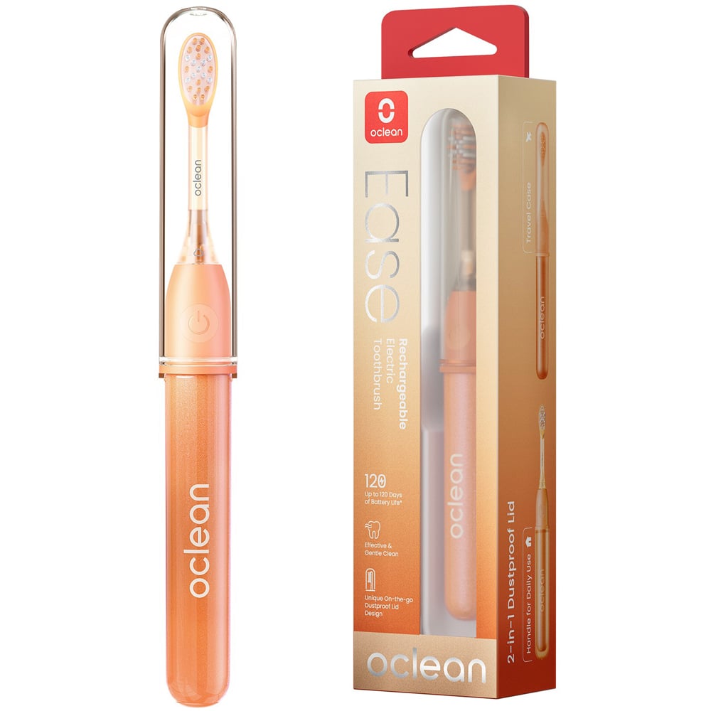 Oclean Ease Orange and Blue Rechargeable Electric Toothbrush Bundle Pack Image 2