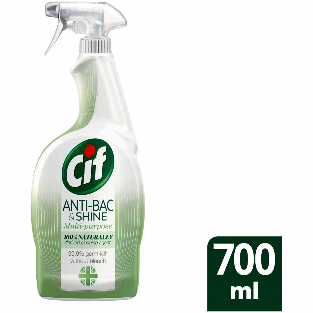 Cif Anti Bac & Shine Multi Purpose Spray 700ml Image 1