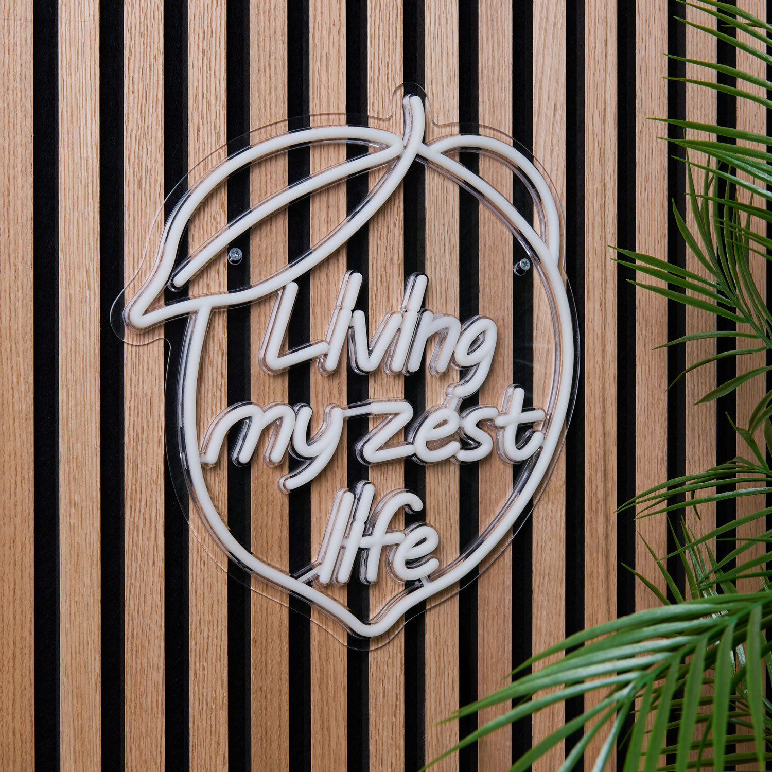 Living My Zest Life Outdoor Neon Light Image 5