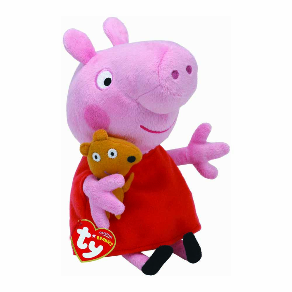 Single Plush Peppa Pig Collectable in Assorted styles Image 2