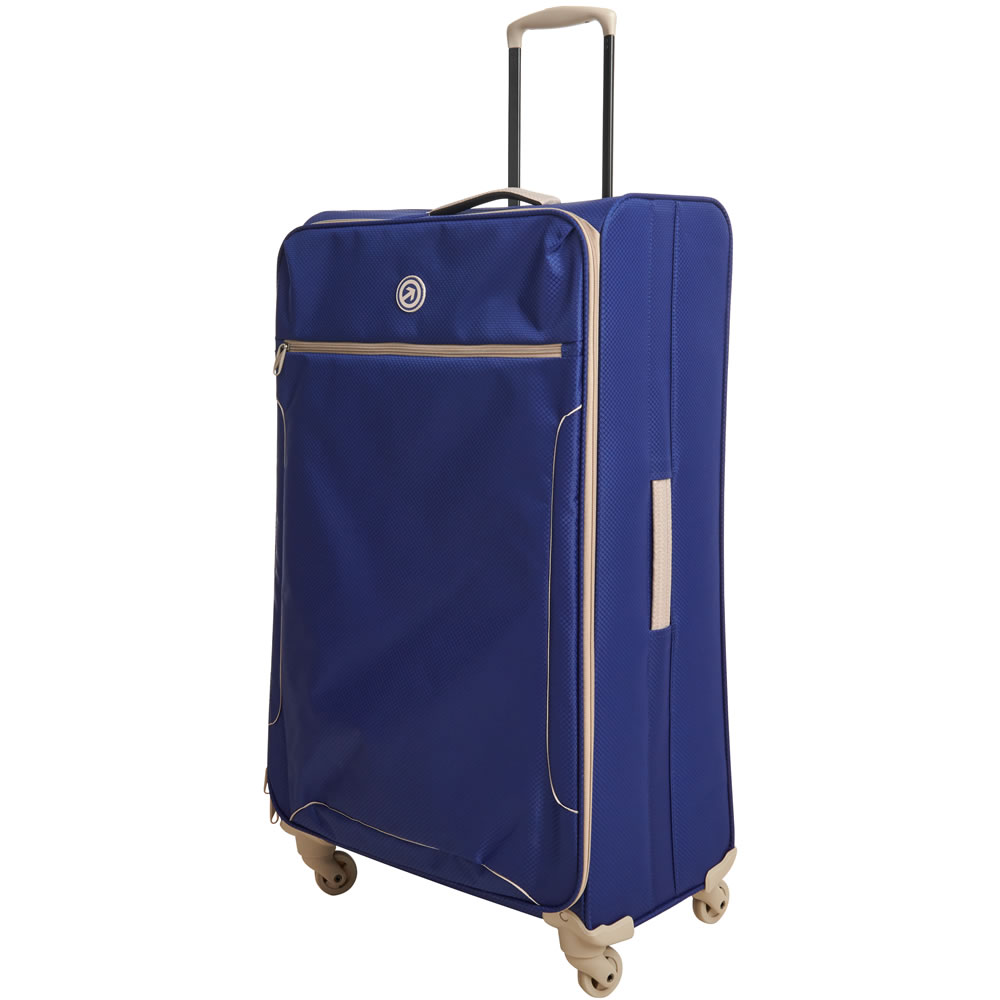 Wilko Ultralite Suitcase Blue 30 inch Image 1