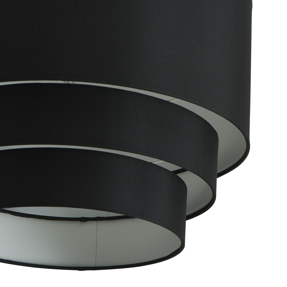 Wilko 3 Tier Black Light Shade Wilko