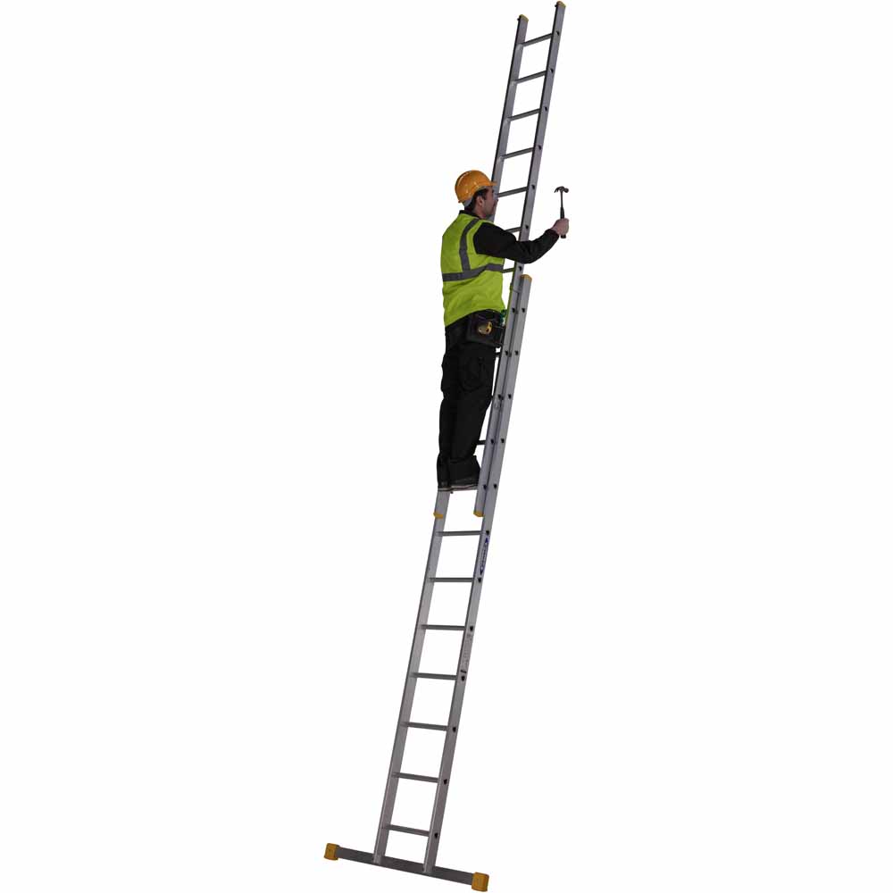 Werner Box Section Double Extension Ladder 1.85m Image 8