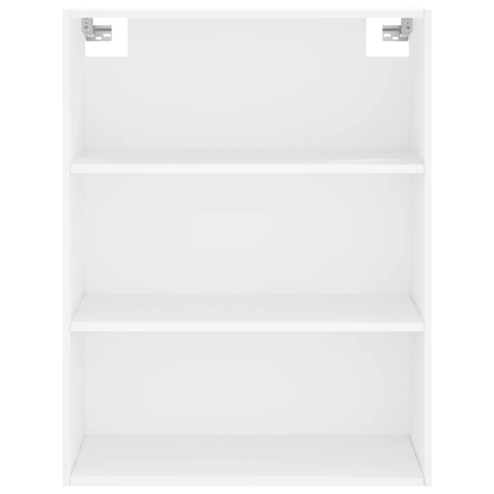 vidaXL 2 Glass Door 3 Shelf White Highboard Image 6