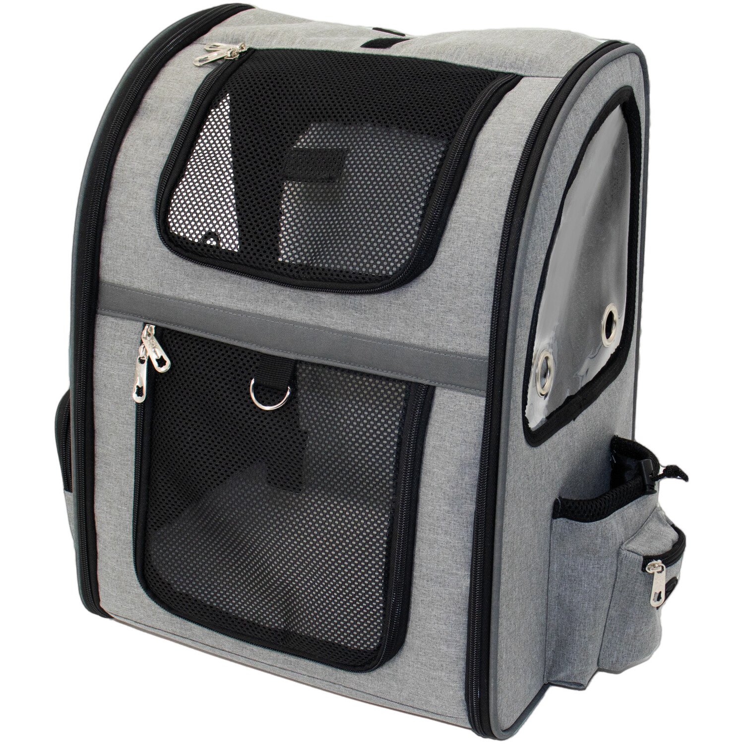 Pet Travel Backpack Grey Image 1