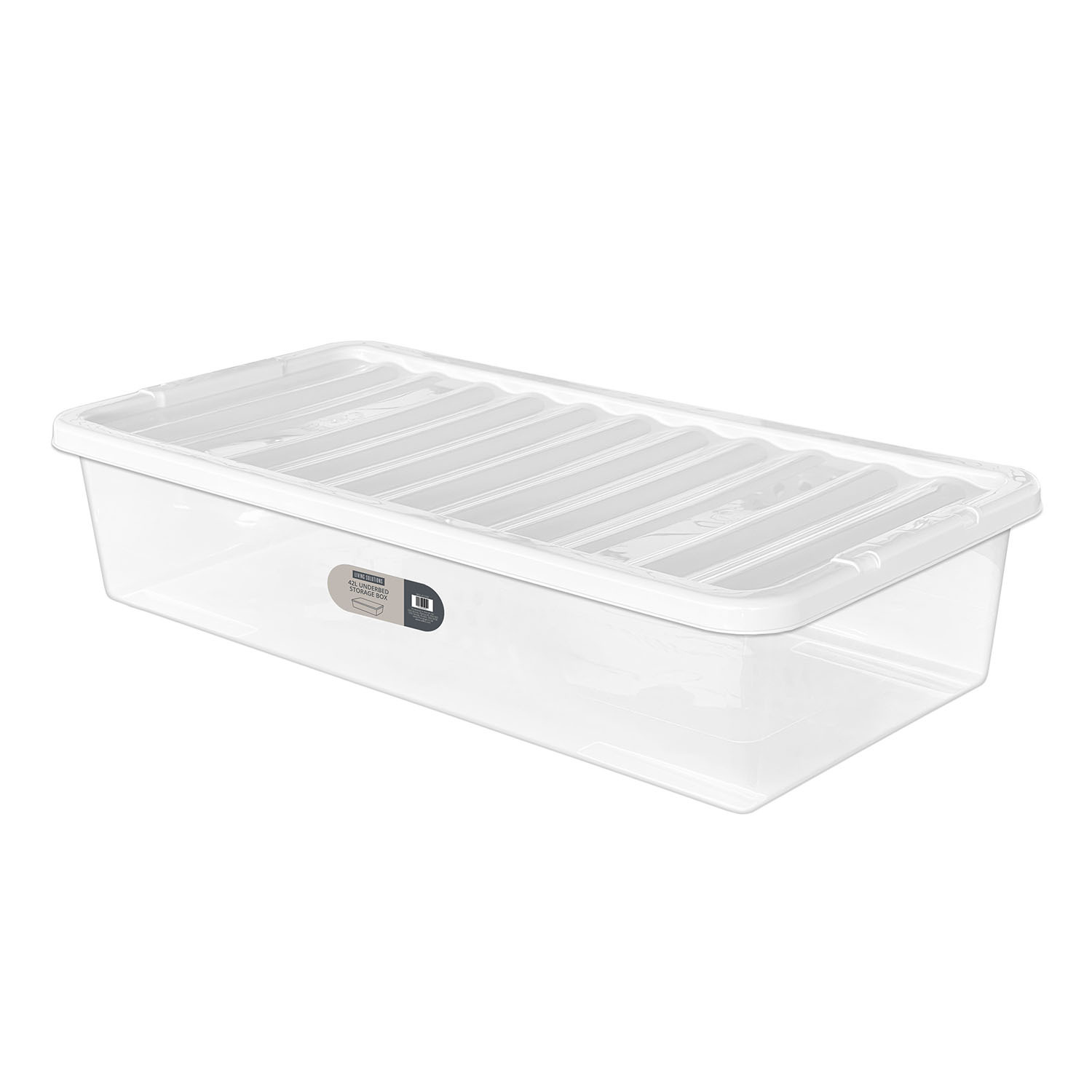 42L Clear Underbed Storage Solution Box Image 2