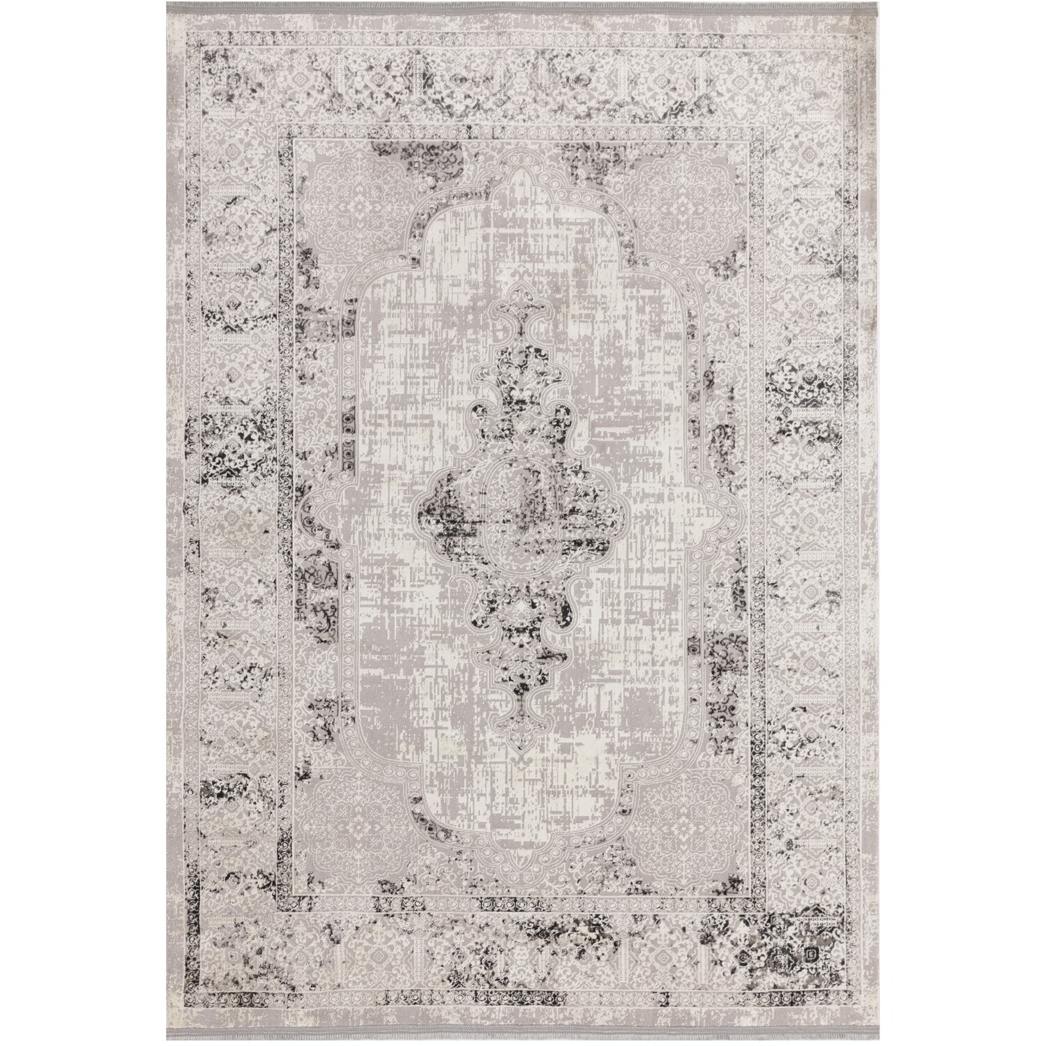 Vintage Capri Rug - Silver / 60cm Image 1