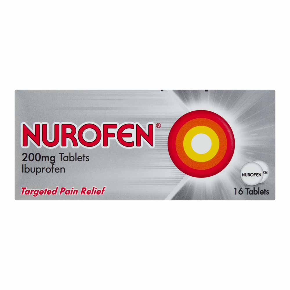 Nurofen Ibuprofen Tablets 16 pack  - wilko
