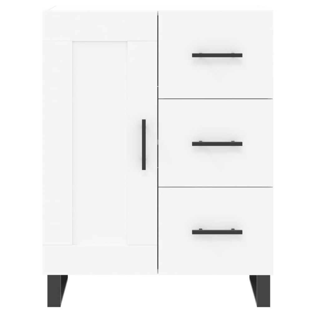 vidaXL 3 Door 3 Drawer White Highboard Image 8