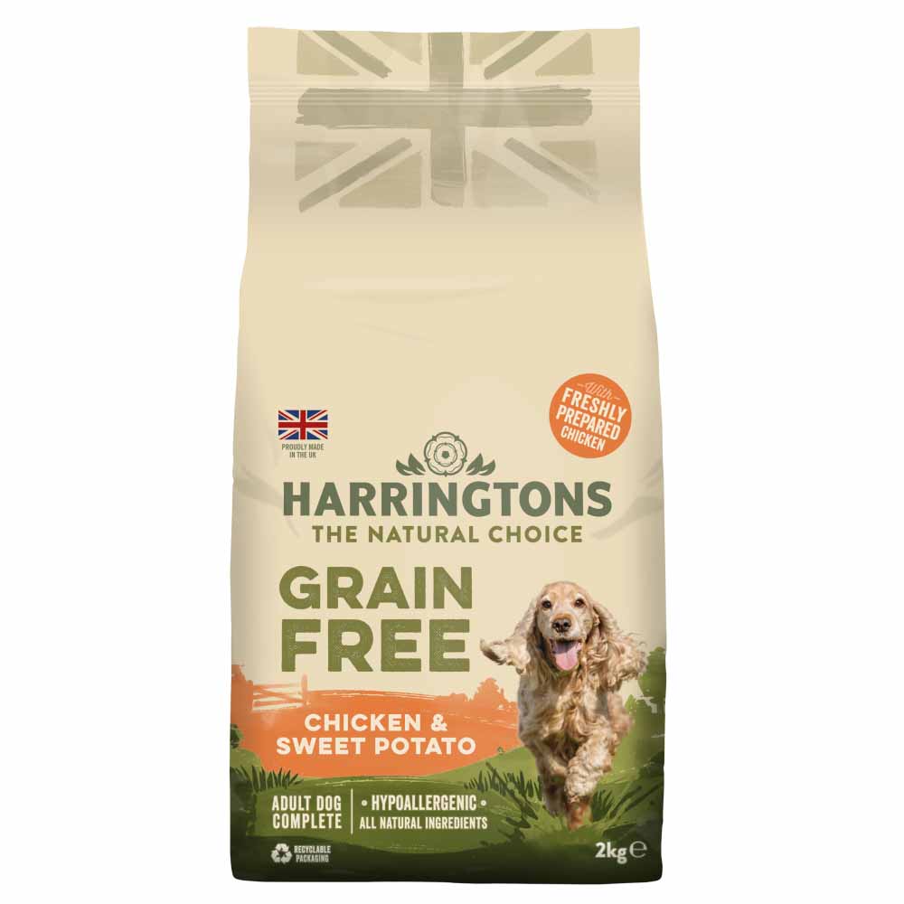 Harringtons Grain Free Hypoallergenic Chicken & Sweet Potato Dog Food 2kg Image