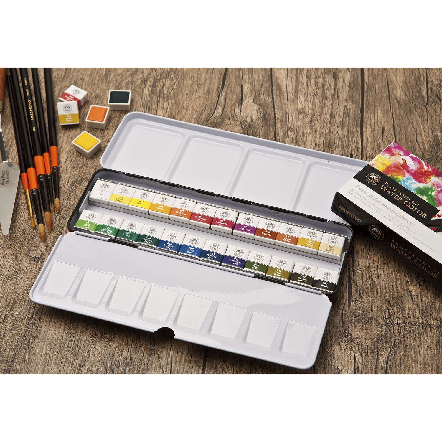 Mungyo Gallery Professional Water colour pan set 