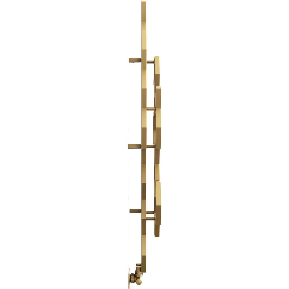 Terma Hex 1180 BTU Brass Radiator 1220 x 486mm Image 4