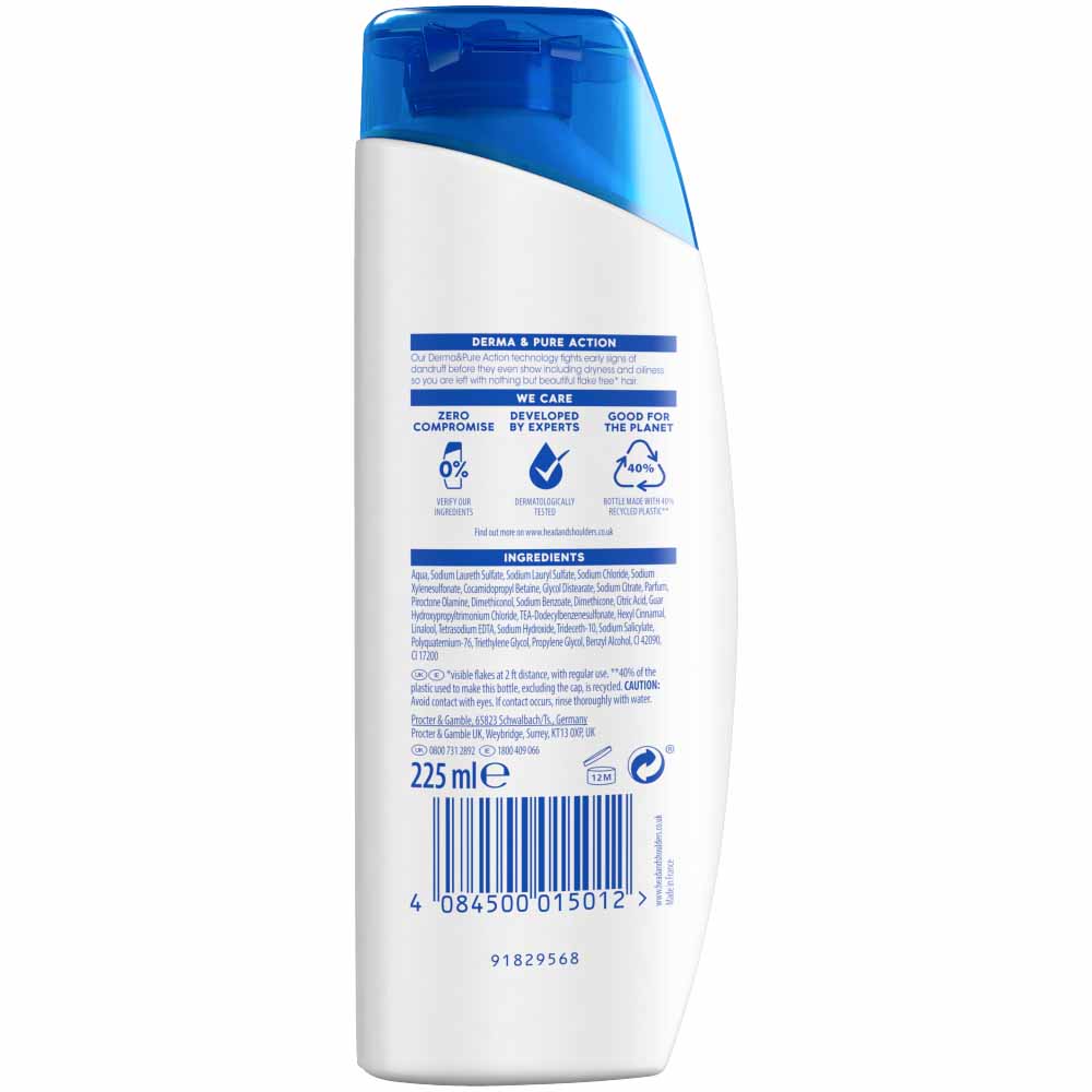 Head and Shoulders 2 in 1 Classic Clean Shampoo and Conditioner 225ml Image 2