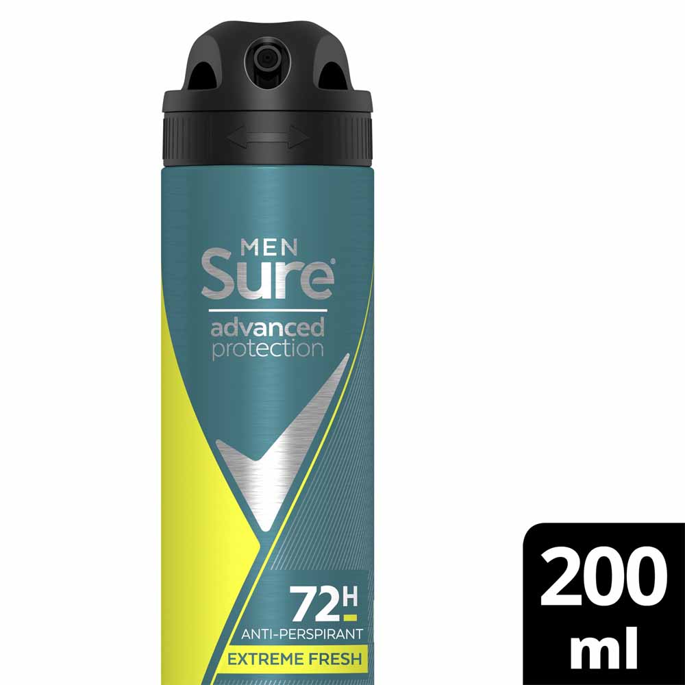 Sure For Men Extreme Fresh Lambo Anti Perspirant Deodorant 200ml Image 1