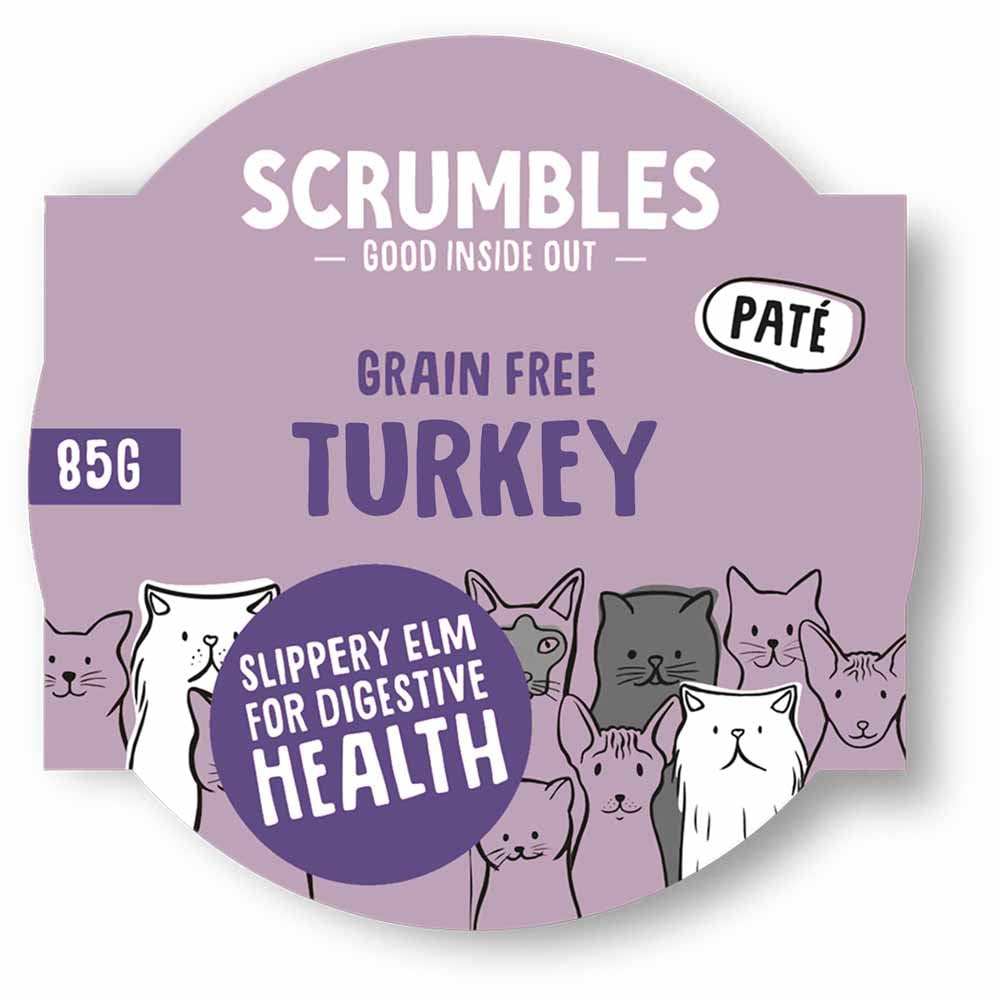 Scrumbles Turkey Wet Cat Food Case of 8 x 85g Image 2