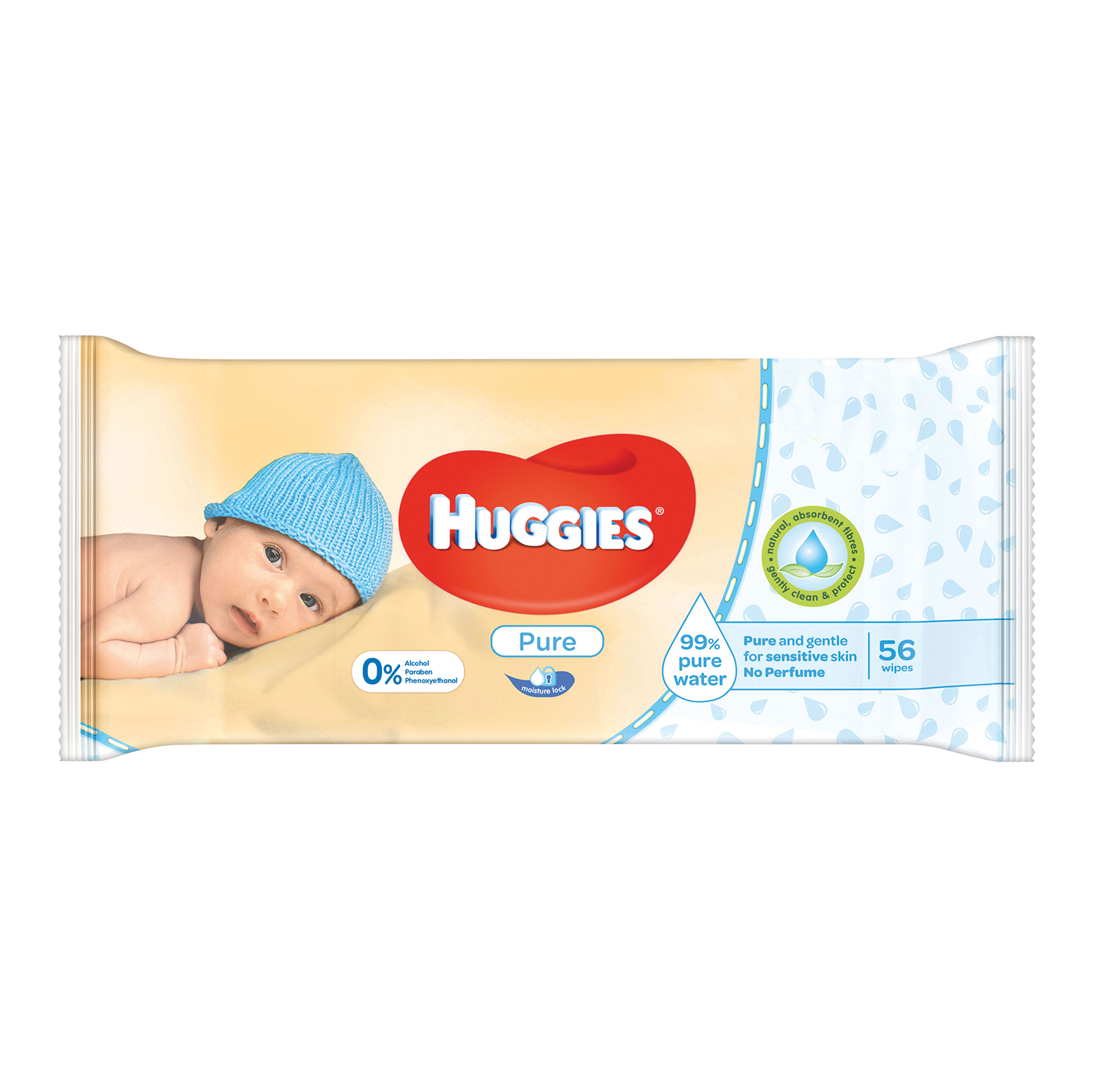 Huggie Pure Baby Wipes Image