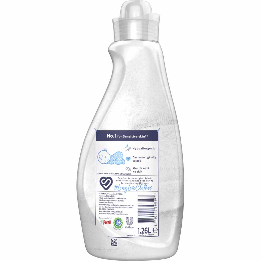 Comfort Pure Fabric Conditioner 36 Washes 1.26L Image 3