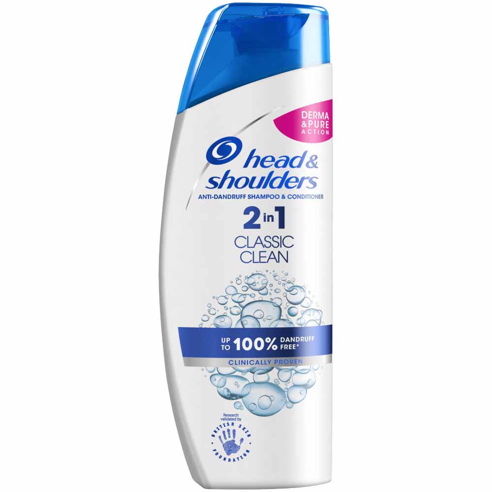 Head and Shoulders 2 in 1 Classic Clean Shampoo and Conditioner 225ml Image 1