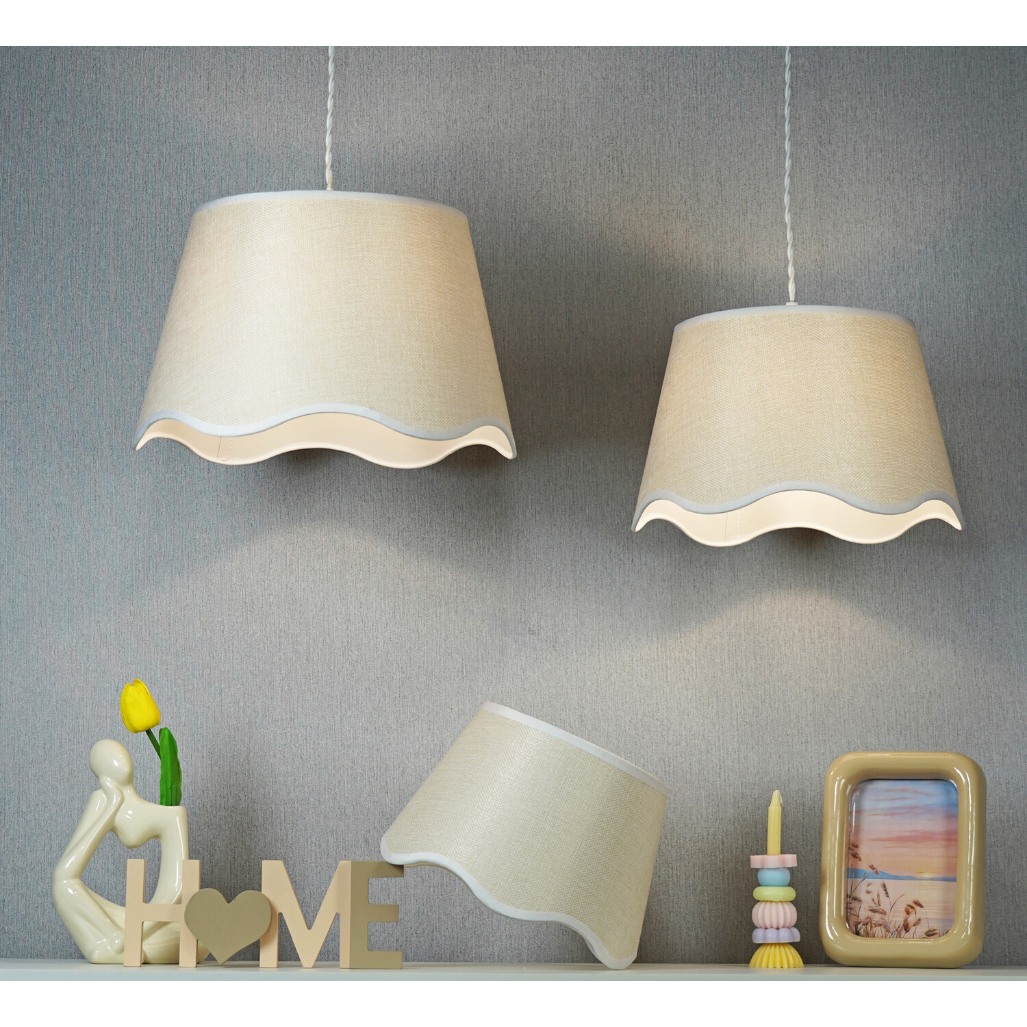 Scallop Shade Natural 25.5cm Image 9