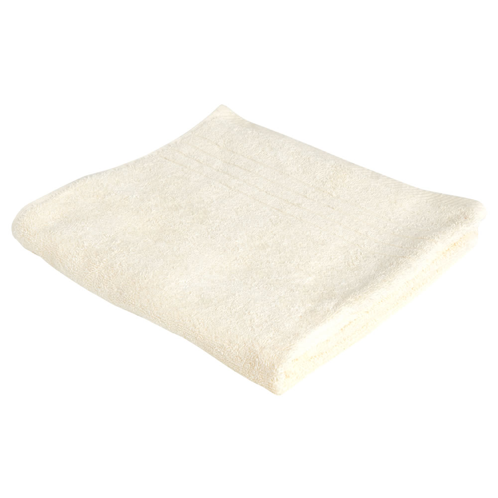 Wilko Soft Cream Bath Towel Image 1