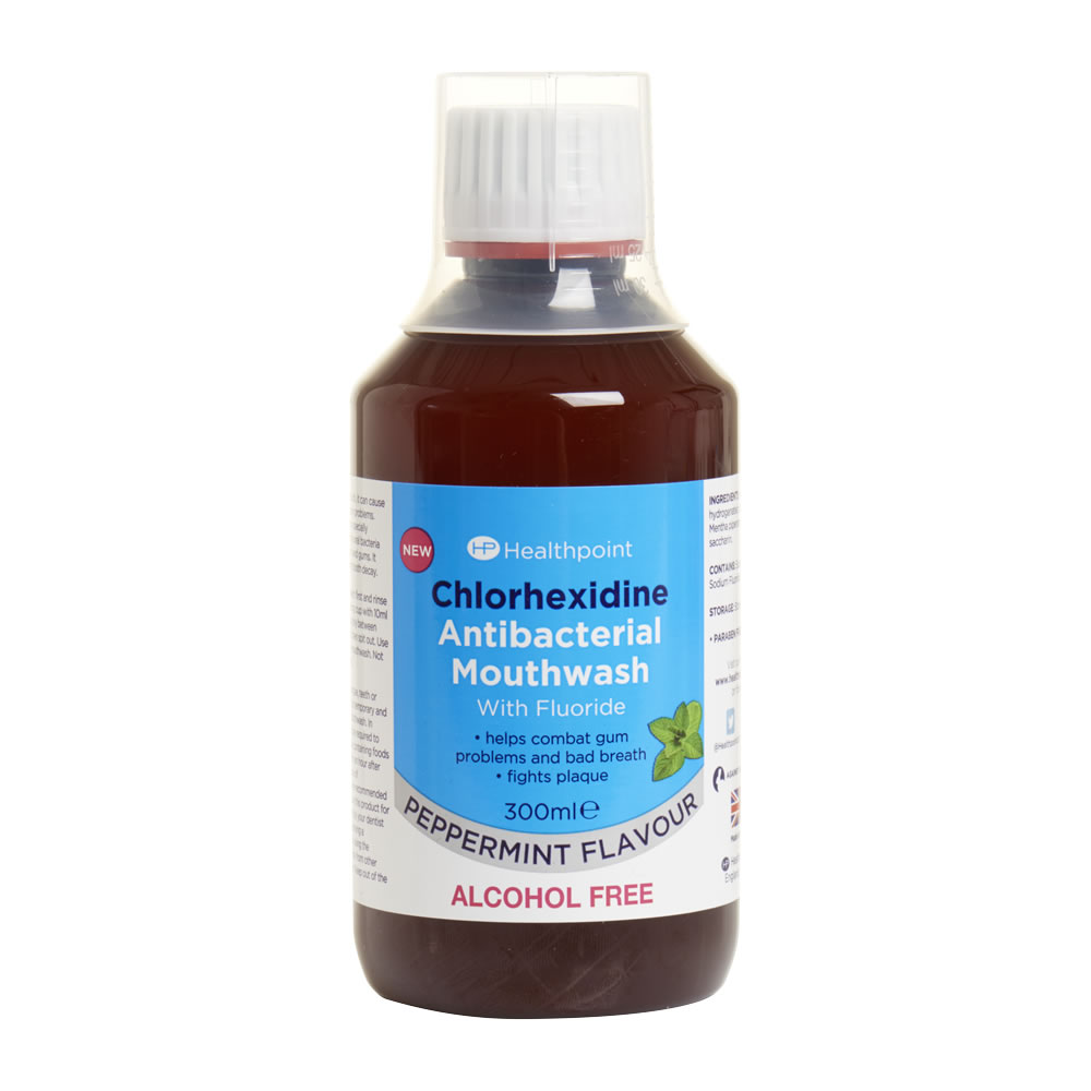Healthpoint Mouthwash Chlorhexdine Alcohol Free 300ml Image