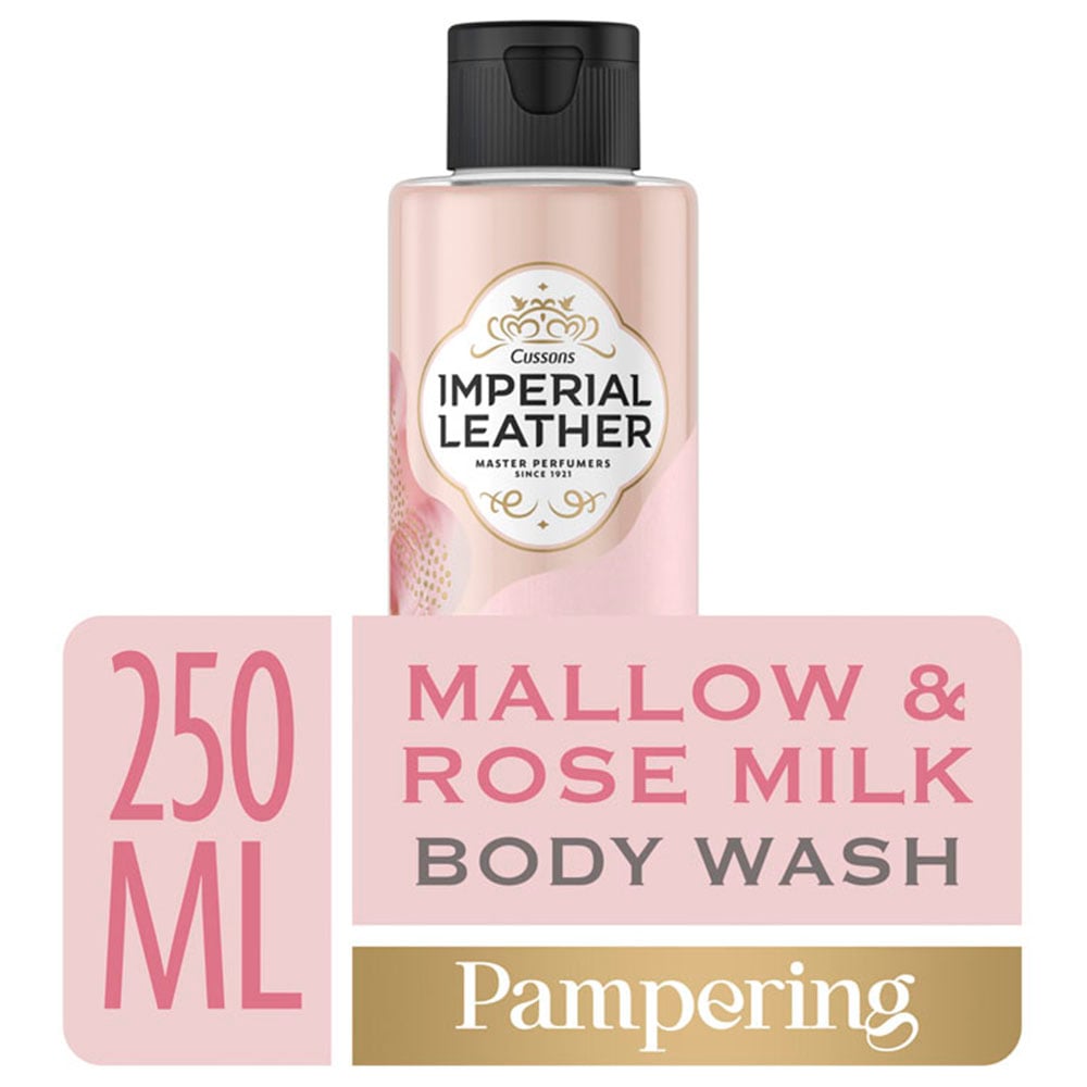Imperial Leather Pampering Mallow and Rose Milk Body Wash Case of 6 x 250ml Image 3