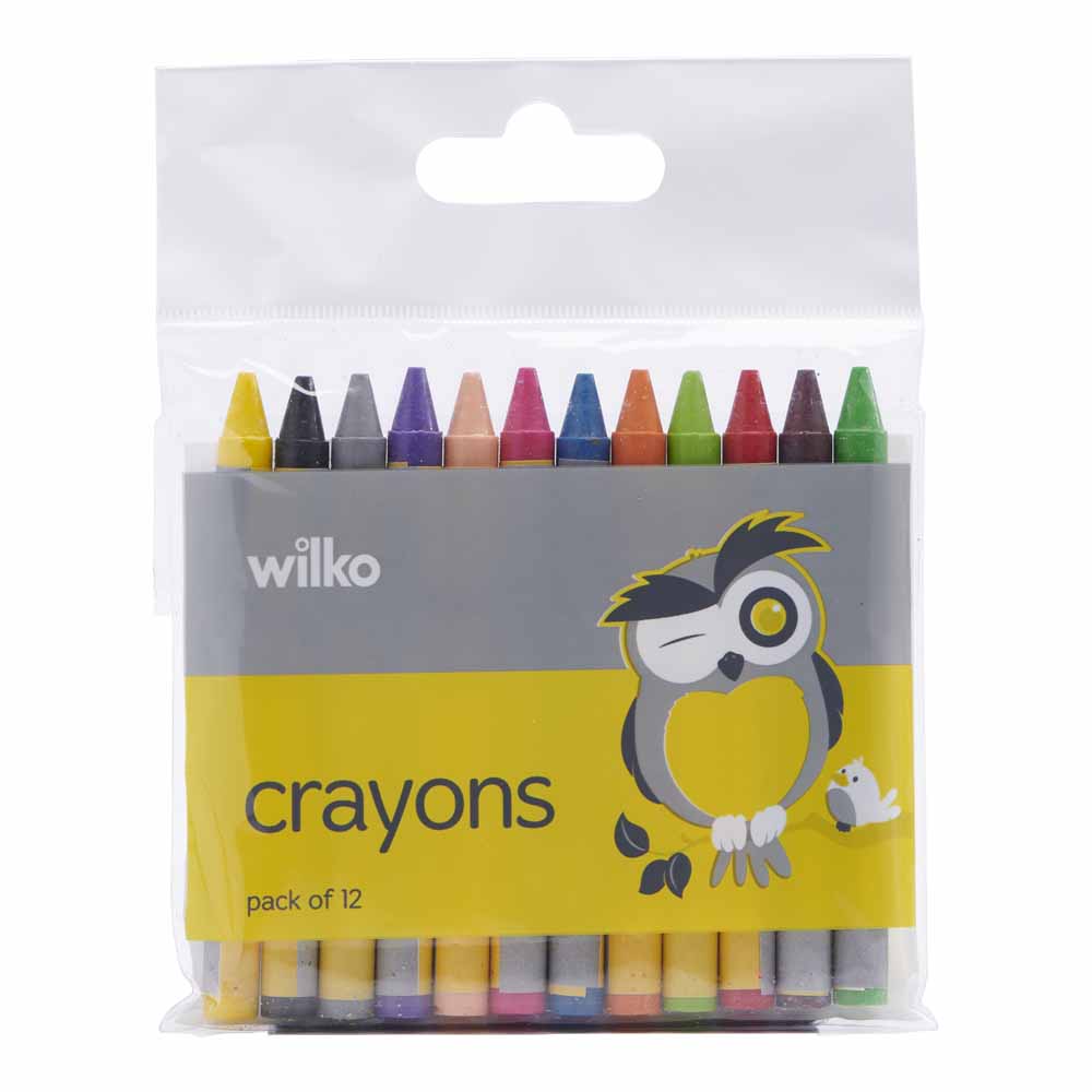 Wilko Functional Crayons 12 pack Image