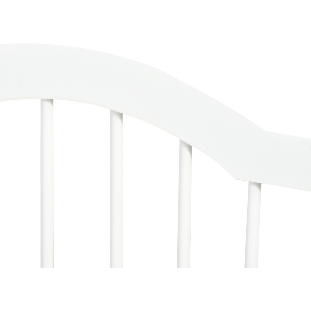 PawHut White 3 Panel Freestanding Pet Safety Gate with Support Feet Image 3