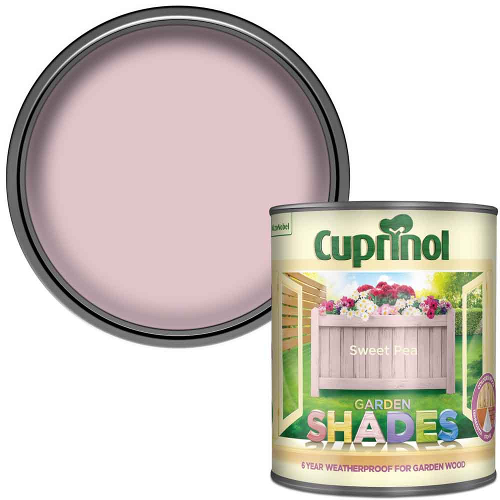 Cuprinol Garden Shades Sweet Pea Exterior Paint 1L Image 1