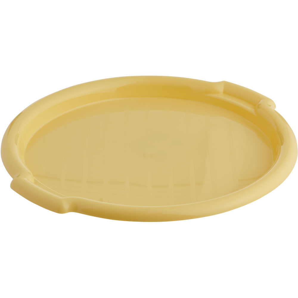 Wilko Round Tray Yellow Image 2