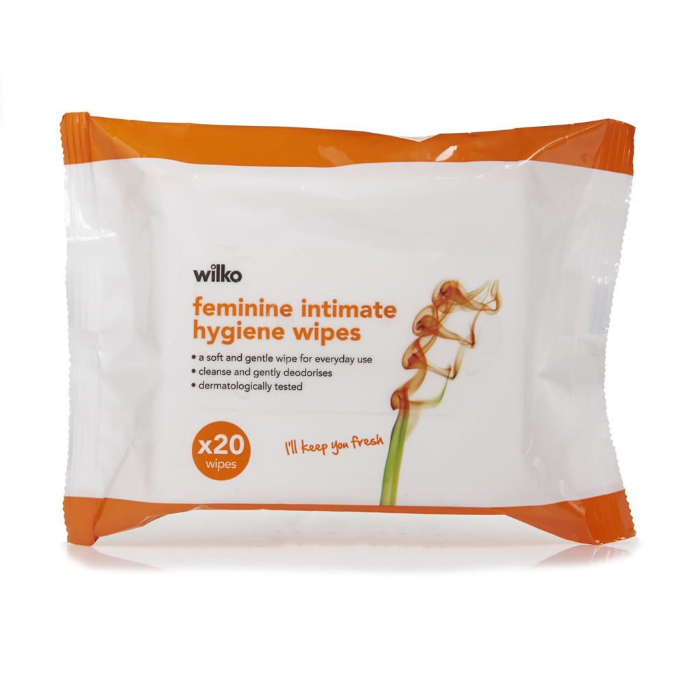 Wilko Feminine Hygiene Wipes 20 pack Wilko