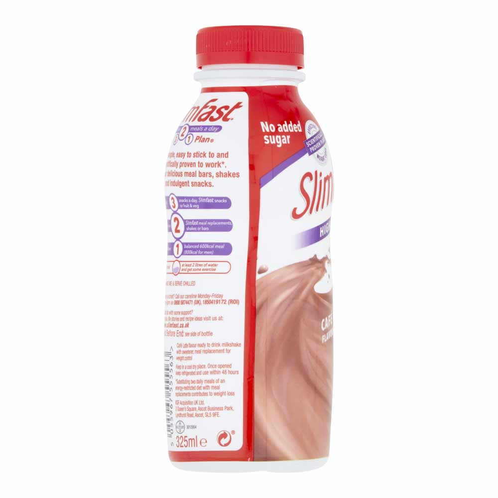 Slimfast Milkshake Bottle Latte 325ml Image 2