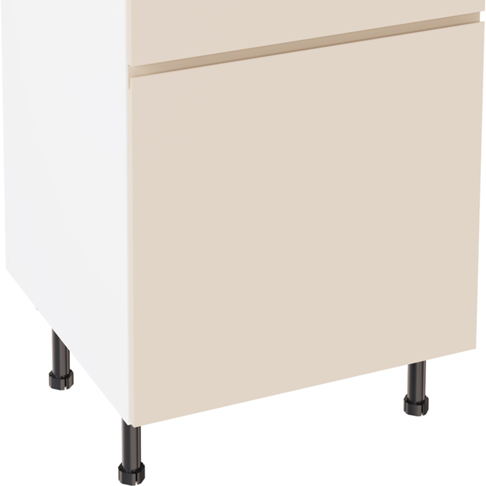 Kitchen Kit J-Pull Matt Cashmere Drawerline Base Cabinet 600mm Image 3