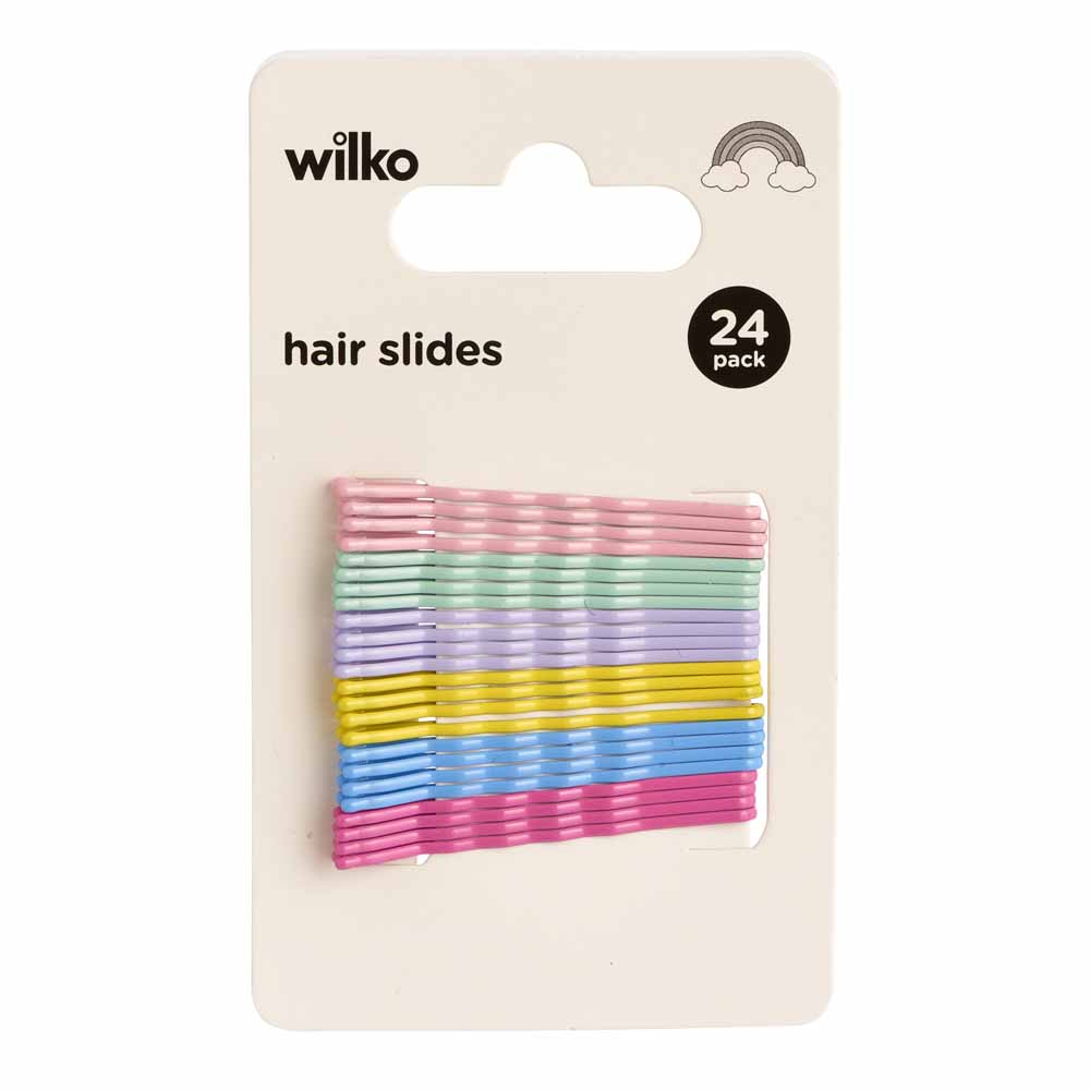 Wilko Kids Hair Slides 24 pack Image 2